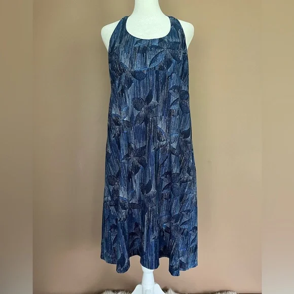 {Columbia} PFG Halter Activewear Dress in Blue - Womens Large - Picture 1 of 11